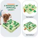 KADTC Dog Chess Puzzle Toy, Large Size, 3 Levels of Step-by-Step Challenge, Beginner to Advanced Slow Feeder & Mental Stimulation for Smart Dogs Enrichment Toys