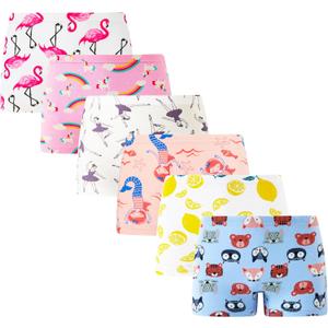 Winging Day Little Girls' Cotton Panties Baby Toddler Soft Underwear Multipack (10, Boyshort #13)