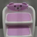 TPN Toddler Step Stool for Bathroom Sink and Potty Training Durable AntiSlip,AntiTip AFrame,10Second Assembly, 2Step Potty Stool with Wide Steps (Purple)