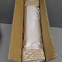 AWASEN Mid Century Nightstand, Rattan Side Table with Drawer, Modern Bedside Table with Storage and Solid Wood Legs for Living Room, Bedroom and Small Space (Brown)