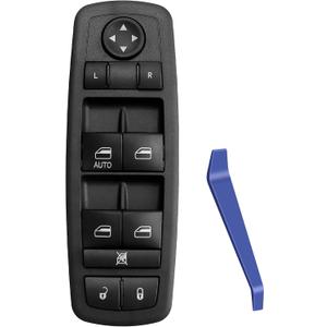 Master Power Window Switch Driver Side 14 Pins + 6 Pins Compatible with 2017 2018 2019 Dodge Journey, Front Left Window Control Switch OEM 68307001AA
