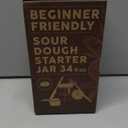 Superbaking Sourdough Starter Jar, Beginner Sourdough Starter Kit, 34oz Wide Mouth Sour Dough Glass Jar with Guides & Recipes, Sourdough Bread Baking Supplies, Sourdough Container Crock