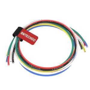 BNTECHGO 18 Gauge Silicone Wire Kit 6 Color Each 5 ft Flexible 18 AWG Stranded Tinned Copper Wire