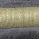 Xin Three Layer Cat Tree with Cat Condo and Two Hammocks,Grey (Small)