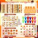 Thanksgiving Party Favor Fall Autumn School Stationery Gift Slap Bracelets Stampers Badges tattoos Organza Bags for Autumn Harvest Thanksgiving Gifts Goodie Bag Fillers