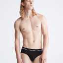 Calvin Klein Men's Underwear Cotton Stretch 7-pack Hip Brief (X-Large, Black)