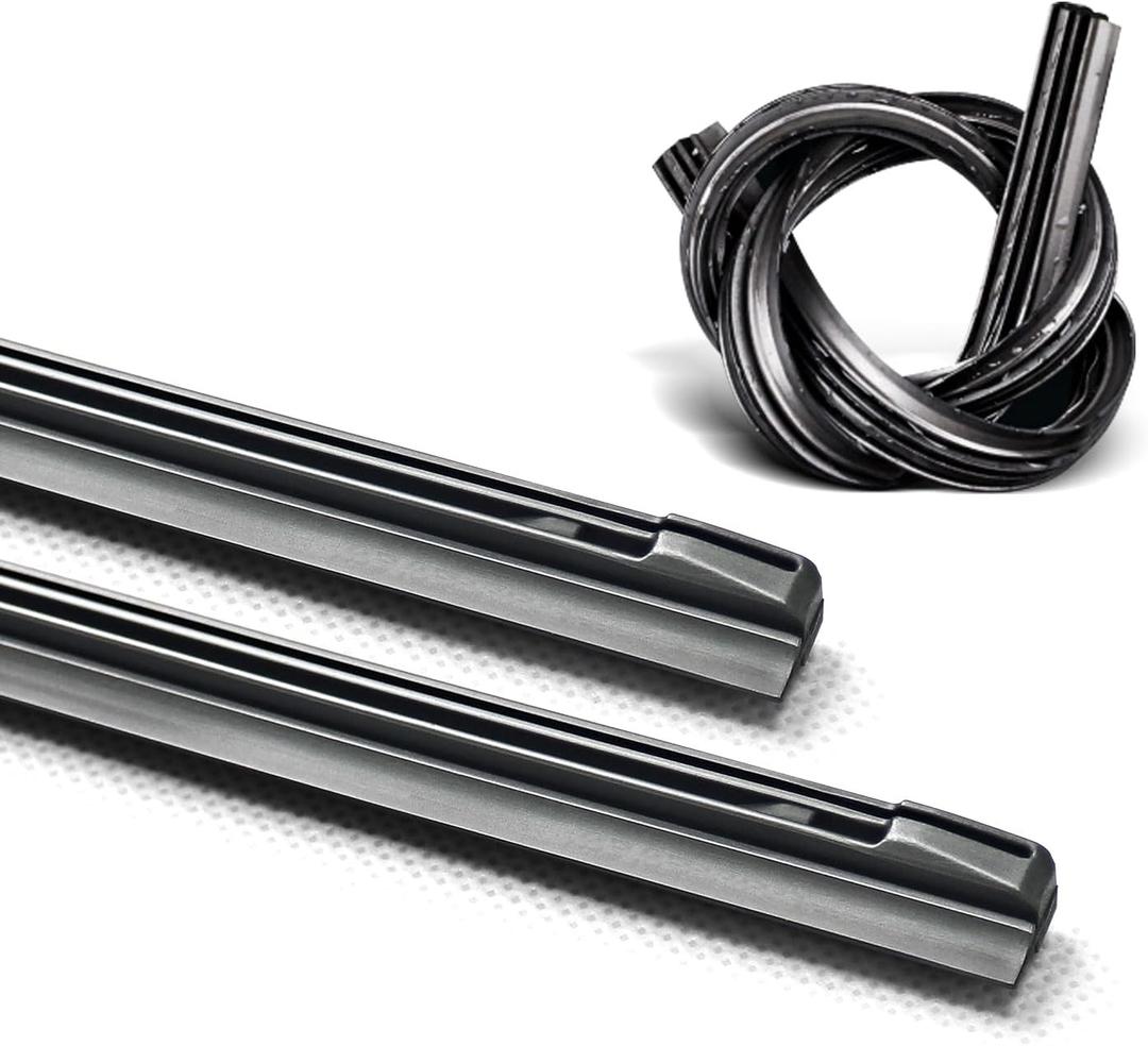 ASLAM Wiper Blade Refills 8.5mm for 22" Hybrid Windshield Wipers(Set of 2)