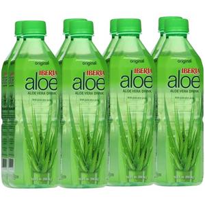 Iberia Aloe Vera Juice Drink with Pure Aloe Pulp, Original,16.9 Fl Oz (Pack of 24) BB: Feb. 3, 2027