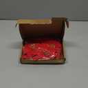 Willbond 24 Pieces Glitter Poinsettia Christmas Tree Ornament Flowers Decor Ornament Artificial Flower, 3/4/6 Inches