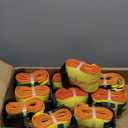 Roll Off Container Winch Strap with Flat Hook,4 Inch x 5 Feet, Heavy-Duty Cargo Straps for Flatbed Trailer with Flat Hook and Sewn Loop End to Secure and Easy Fixation,10-Pack