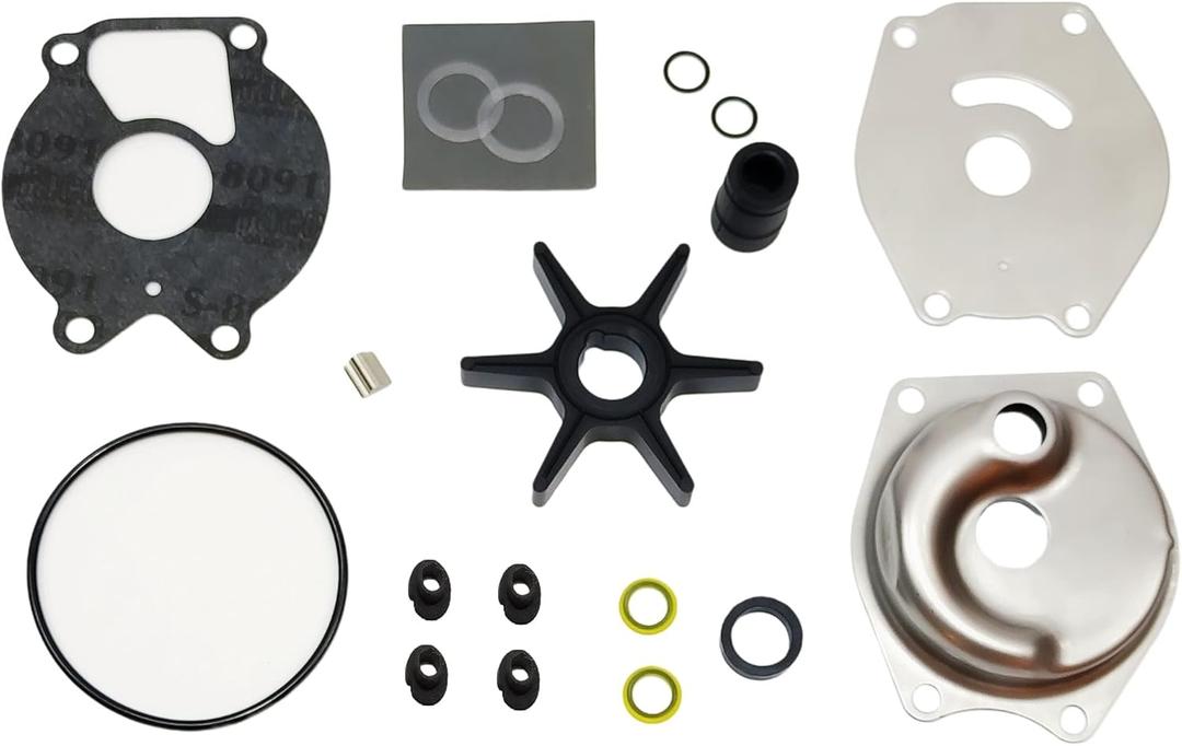MARKGOO 46-99157T2 Upper Water Pump Impeller Repair Kit Replacement for Mercury Mariner Sears Outboards 9.9 15 18 20 25 HP 15XD 20XD 18XD 25XD BigFoot Boat Motor Engine Parts 85098A2 99157A2