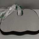 Everlasting Comfort Doctor Recommended Memory Foam Seat Cushion for Office Chairs & Car - Ergonomic Office Desk Accessories - Cushions for Tailbone Pain Relief, Sciatica (Black, Large) (01. Black Mesh)