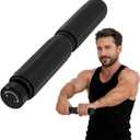 LIZAAL Forearm Strengthener, Adjustable All-Metal Grip Strength Trainer, Forearm Exerciser & Wrist Roller with Silicone Grip, Portable Forearm Strength Trainer for Hand, Wrist & Forearm Workout