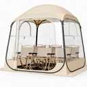 VEVOR Pop up Sports Tent, 8 Sizes Optional Clear Bubble Tent for 1-6 Person, Waterproof Outdoor Pod with Floor Mat & Top Cover, Garden Igloo Dome Tents Camping Shelter for Sports Watching, 63" L x 63" W x 71.7" H