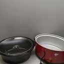 Crock-Pot 8-Quart Manual Slow Cooker, XL Family Size Serves 10+ People, Removable Stoneware with Warming Setting, Dishwasher Safe for Easy Cleanup, Red