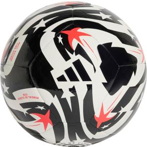 adidas FIFA Club World Cup Club Soccer Ball (5, White/Black/Lucid Red)