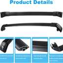 JDMON Compatible with Roof Rack Cross Bars KIA Sorento 2015 2016 2017 2018 with Side Rails Anti-theft Locks Desigh, Aluminum Luggage Rack Crossbar for Rooftop Cargo Bag Carrier Kayak Canoe Bike, Black