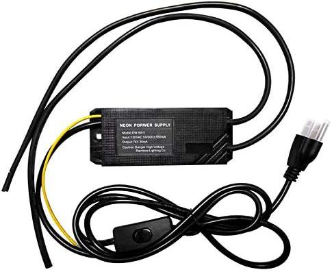 7KV 7000V Neon Power Supply for Glass Neon Sign Electronic Neon Light Beer Signs Bar Lights Transformer (Red)