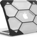 IBENZER Compatible MacBook Air 13 Inch Case A1466 A1369, Heavy Duty Protective Hard Shell Case Cover for Apple Mac Air 13 Old Version 2017 2016 2015 2014 2013 2012 2011 2010, Clear, HA13CYCL