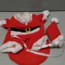 SUNTRADE Pet Christmas Costumes Dog Cat Christmas Santa Suit Pet Cosplay Costumes (M)