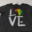 LOVE Africa Map Black History Month Men Women Kids T-Shirt (Small)