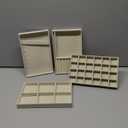 Jewelry Case No Lid Jewelry Storage Beige Jewelry Box Put In The Drawer Jewelry Storage Large Capacity Jewelry Box Organizer