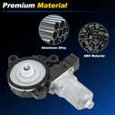 Car Window Regulator Motor, Front Right Side Glass Lift Motor for Nissan Maxima 2009-2014, for Nissan Altima 2008-2013, Power Window Motor No.742518/742-518/80730JB100/80730-JB100