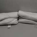 puredown Goose Feathers and Down Pillow for Sleeping Gusseted Bed Hotel Collection Pillows, Standard, Set of 2 (Gusseted Style 1)