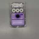 Kids Instant Digital Cameras for Boys and Girls, 1080P HD Dual-Lens Selfie Digital Camera with Print Paper & 32G Card, Christmas Birthday Gifts Toys for Toddler and Teenagers Age 3-16 Years Old (Purple)