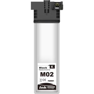 Remanufactured M02 Ink Cartridge M02120 Black Replacement for Workforce Pro WF-M5799 WF-M5299 (1 Pack)