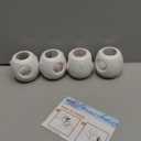 Child Safety Door Knob Cover (4 Pack) Hard-to-Remove Dual-Lock Door Handle Covers for Kids - Reusable Baby Proof Door Knob Locks - Installs Easily, No Tools Needed (White)