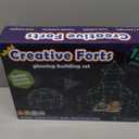 Tiny Land Glow Fort Building Kit for Kids Creative Fort Indoor & Outdoor Construction Toys with 86 Rods and 44 Balls for 5-12 Year Old Boys & Girls STEM Building Toy Gifts with Storage Bag