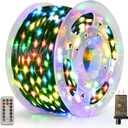 Christmas Lights 1200 LED 394 FT, IP67 Waterproof Christmastree Lights with 8 Modes, Remote Control 3 Timers & Memory Function Xmas Decorations for House and Holiday (Multicolor)