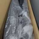 Portable Lash Bed for Lash Extensions Massage Table Esthetician Bed Salon Table Spa Bed Height Adjustable Waterproof Aluminum Frame (Black)