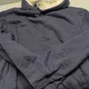 Amazon Essentials Men's Sherpa-Lined Pullover Hoodie (X-Large, Navy)