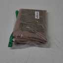 JIUZHEN Round Table Cloth Faux Linen Farmhouse Tablecloth Wrinkle & Stain Resistant Table Cover for Kitchen Dining, Holiday Party Dinner, Khaki, 60 Inch Round