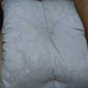 SUNROX LokGrip Non Slip Tufted Memory Foam Bench Cushion, FadeShield Water Resistant Durable Thicken Outdoor/Indoor Bench Seat Pads 54x16x4 inch, Heather Grey