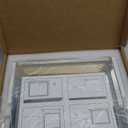 FENNIO Vanity Mirror with Lights, 12" x 16" Lighted Makeup Mirror with Smart Touch Control, 3 Color Modes & Brightness Adjustable, LED Makeup Mirror with 10X Magnification, 360 Rotation for Bedroom (White)