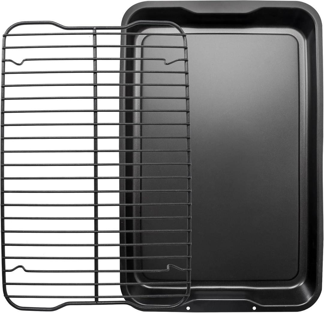 Foodi Non-Stick Bakeware Set, Repalcement for Ninja Foodi NeverStick Cookware with 19'' x 12'' Baking Sheet & Cooling Rack, Food Grade - No PFOA, Oven Safe up to 500⁰F, Dishwasher Safe