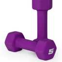 CAP Barbell Neoprene Dumbbell Weights Pairs & Sets | Multiple Colors (5 lb Pair)