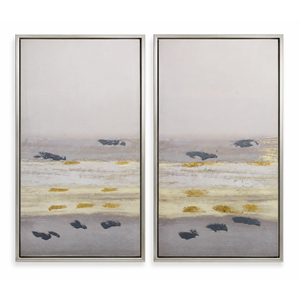 Abstract Wall Pictures Set Of Two 17x34