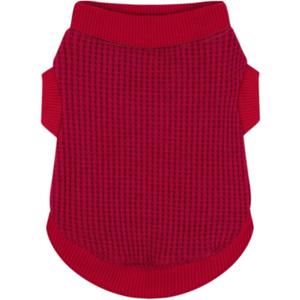 Cozy and Functional Dog Shirts for Small Puppies: Stretchable Wine Red Attire with Easy-On Design, Ideal for Chihuahuas and Yorkies - Enhance Comfort and Playfulness on Chill Days Medium (M-(6~9lb) | Chest(~15.5"))