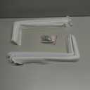 White Floating Shelf Bracket 14Inch, 6 Pack Heavy Duty Shelf Brackets, Wall Shelf Bracket for DIY Decorative with Mounting Hardware