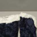 Santa Hat - Adults Deluxe Xmas Christmas Hat Pack 2 pcs (Navy Blue)