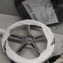 KKTONER Round Rolling Stool Chair PU Leather Height Adjustable Swivel Drafting Work SPA Shop Medical Salon Stools with Wheels Office Chair Small (Black)