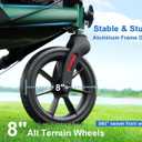 WALK MATE 3 Wheel Rollator Walker with Seat for Slim Seniors, Padded Backrest Lightweight Foldable Travel Walker Ideal for Elderly, 8 Inch Tri-Wheel Modern Mobility Walking Aid Aluminum, Green
