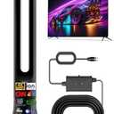2025 TV Antenna for Smart and Old TVs, Upgraded Full 360 Signal Reception Digital Antenna for Local Channels, HD Antenna Support 4K 1080p with Signal Booster Digital HD Indoor & Outdoor