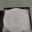 BESTINNKITS White Smart Coffee Auto On/Off Gravity-Induction Mug Office Desk Use, Candle Wax Cup Warmer Heating Plate (Up to 131F/55C)