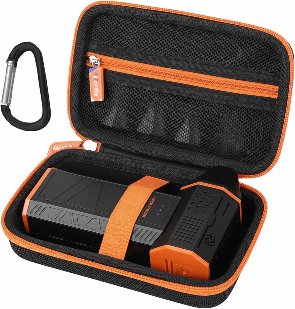 Case for WOLFBOX MegaFlow 50/ MF50/ VASSON/ZOAIVR Electric Air Duster, Travel Portable Hard Storage Bag(Case Only)