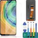 for Samsung Galaxy A02s Screen Replacement for Samsung A02s LCD Screen Replacement A025U LCD Display A025A Touch Digitizer with SM-A025V,SM-A025A,SM-A025U Assembly Repair Kits (163MM Bigger Size)